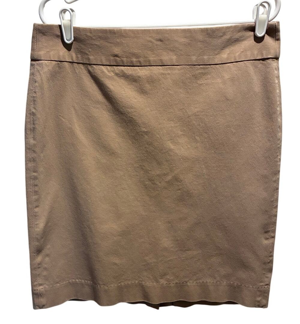 Banana Republic Khaki Twill Pencil Skirt
